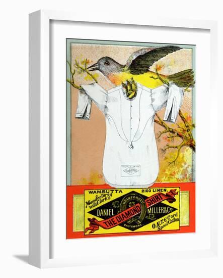 Diamond Shirt-null-Framed Art Print