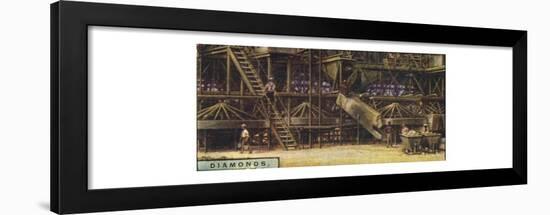 'Diamonds . Washing Plant, Kimberley', 1928-Unknown-Framed Giclee Print