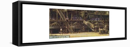 'Diamonds . Washing Plant, Kimberley', 1928-Unknown-Framed Stretched Canvas