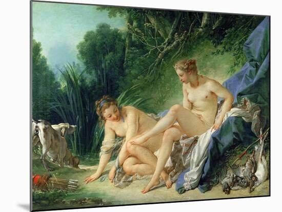 Diana after the Bath-François Boucher-Mounted Giclee Print