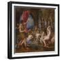 Diana and Actaeon, 1556-1559-Titian (Tiziano Vecelli)-Framed Giclee Print