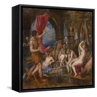 Diana and Actaeon, 1556-1559-Titian (Tiziano Vecelli)-Framed Stretched Canvas