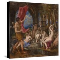 Diana and Actaeon, 1556-1559-Titian (Tiziano Vecelli)-Stretched Canvas