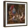 Diana and Actaeon, 1556-1559-Titian (Tiziano Vecelli)-Framed Giclee Print