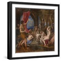 Diana and Actaeon, 1556-1559-Titian (Tiziano Vecelli)-Framed Giclee Print