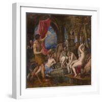 Diana and Actaeon, 1556-1559-Titian (Tiziano Vecelli)-Framed Giclee Print