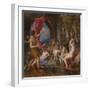 Diana and Actaeon, 1556-1559-Titian (Tiziano Vecelli)-Framed Giclee Print