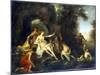 Diana and Actaeon, 1732-Louis Galloche-Mounted Giclee Print