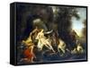 Diana and Actaeon, 1732-Louis Galloche-Framed Stretched Canvas