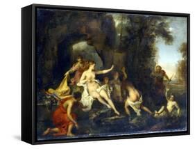 Diana and Actaeon, 1732-Louis Galloche-Framed Stretched Canvas