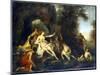 Diana and Actaeon, 1732-Louis Galloche-Mounted Giclee Print