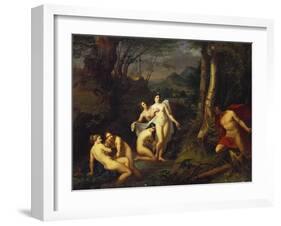 Diana and Actaeon, 1832-Emil Jacobs-Framed Giclee Print