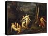 Diana and Actaeon, 1832-Emil Jacobs-Stretched Canvas