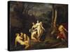 Diana and Actaeon, 1832-Emil Jacobs-Stretched Canvas