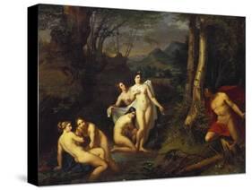 Diana and Actaeon, 1832-Emil Jacobs-Stretched Canvas