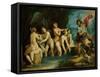 Diana and Actaeon, Ca 1604-Giuseppe Cesari-Framed Stretched Canvas