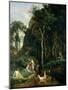 Diana and Actaeon (Diana Surprised in Her Bath), 1836-Jean-Baptiste-Camille Corot-Mounted Giclee Print