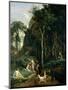 Diana and Actaeon (Diana Surprised in Her Bath), 1836-Jean-Baptiste-Camille Corot-Mounted Giclee Print