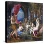 Diana and Actaeon-Titian (Tiziano Vecelli)-Stretched Canvas