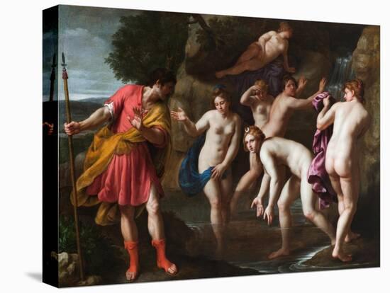 Diana and Actaeon-Alessandro Turchi-Stretched Canvas