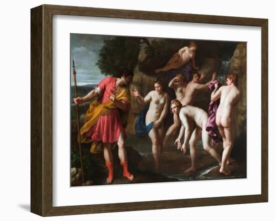 Diana and Actaeon-Alessandro Turchi-Framed Giclee Print