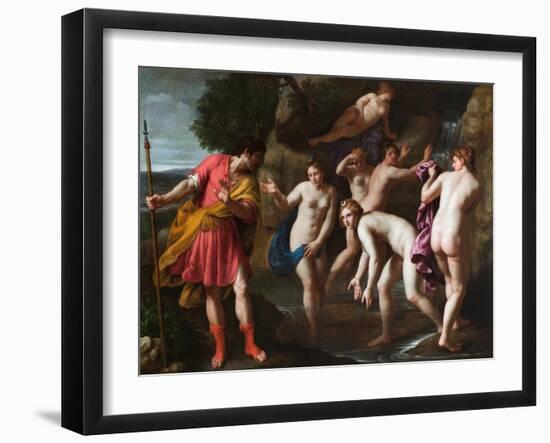 Diana and Actaeon-Alessandro Turchi-Framed Giclee Print