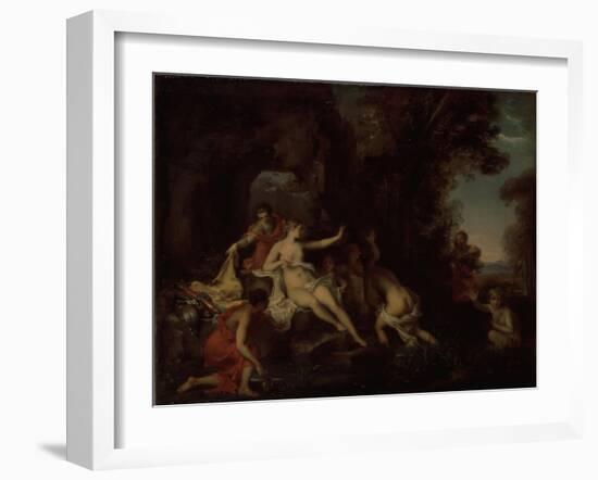Diana and Actaeon-Louis Galloche-Framed Giclee Print