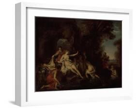 Diana and Actaeon-Louis Galloche-Framed Giclee Print