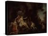 Diana and Actaeon-Louis Galloche-Stretched Canvas