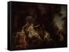 Diana and Actaeon-Louis Galloche-Framed Stretched Canvas