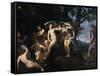 Diana and Actaeon-Francesco Albani-Framed Stretched Canvas