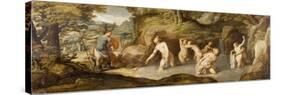 Diana and Actaeon-Andrea Schiavone-Stretched Canvas