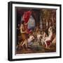 Diana and Aktaeon-Tizian Tiziano Vecellio-Framed Giclee Print