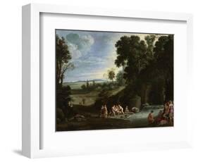 Diana and Callisto, 1620S-Paul Brill-Framed Giclee Print