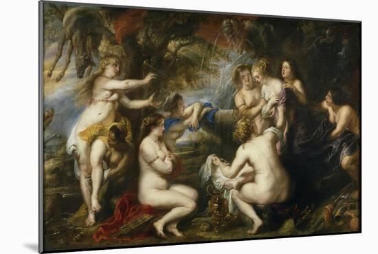 Diana and Callisto, 1638-1640-Peter Paul Rubens-Mounted Giclee Print