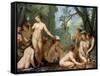 Diana and Callisto, 17th Century-Pietro Liberi-Framed Stretched Canvas