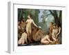 Diana and Callisto, 17th Century-Pietro Liberi-Framed Giclee Print