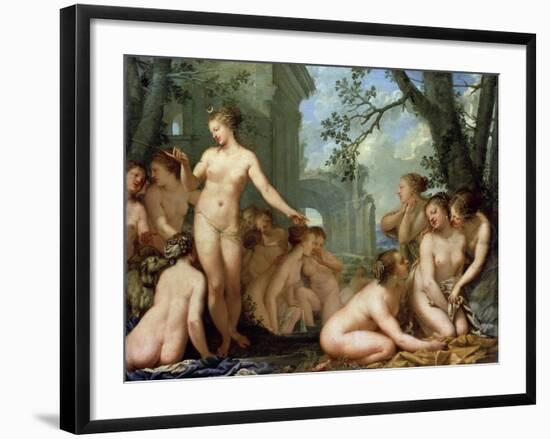 Diana and Callisto, 17th Century-Pietro Liberi-Framed Premium Giclee Print