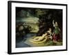 Diana and Callisto, Circa 1528-Dosso Dossi-Framed Giclee Print