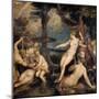 Diana and Callisto-Titian (Tiziano Vecelli)-Mounted Art Print