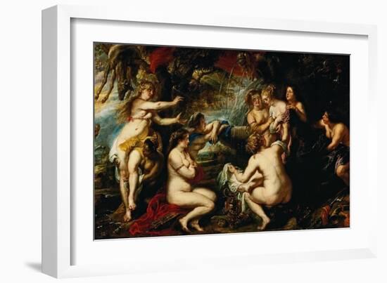 Diana and Callisto-Peter Paul Rubens-Framed Giclee Print