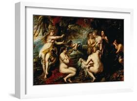 Diana and Callisto-Peter Paul Rubens-Framed Giclee Print