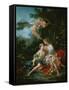 Diana and Calypso-Francois Boucher-Framed Stretched Canvas