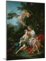 Diana and Calypso-Francois Boucher-Mounted Giclee Print