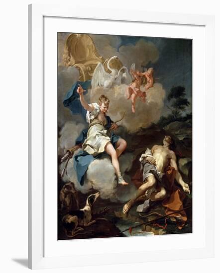 Diana and Endymion, 1723-Giovanni Battista Pittoni-Framed Giclee Print