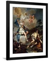 Diana and Endymion, 1723-Giovanni Battista Pittoni-Framed Giclee Print