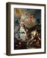 Diana and Endymion, 1723-Giovanni Battista Pittoni-Framed Giclee Print