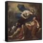 Diana and Endymion, c.1675-80-Luca Giordano-Framed Stretched Canvas