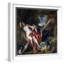 Diana and Endymion Surprised by a Satyr, 1622-1627-Sir Anthony Van Dyck-Framed Giclee Print