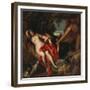 Diana and Endymion Surprised by a Satyr-Sir Anthony Van Dyck-Framed Giclee Print